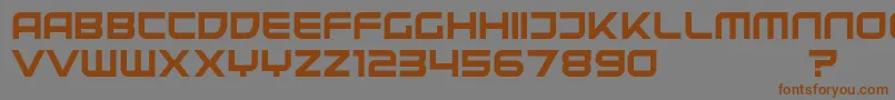 UnitedKingdomDemo Font – Brown Fonts on Gray Background