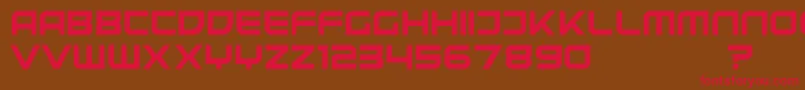 UnitedKingdomDemo Font – Red Fonts on Brown Background