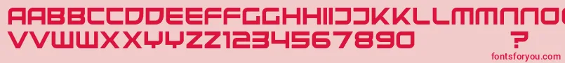 UnitedKingdomDemo Font – Red Fonts on Pink Background