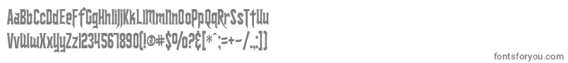 SfIronsidesCondensed Font – Gray Fonts on White Background