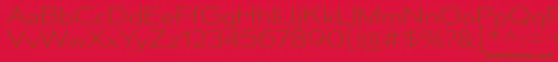 MesmerizeSeEl Font – Brown Fonts on Red Background