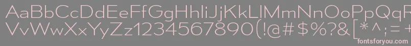 MesmerizeSeEl Font – Pink Fonts on Gray Background
