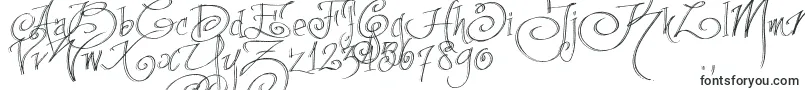 Шрифт Fpenstrial – рукописные шрифты