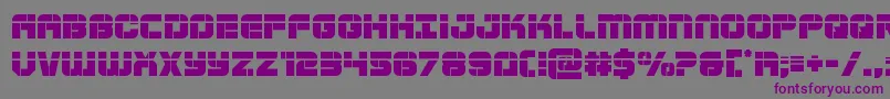 Supersubmarinelaser Font – Purple Fonts on Gray Background