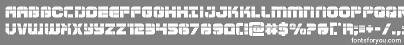 Supersubmarinelaser Font – White Fonts on Gray Background