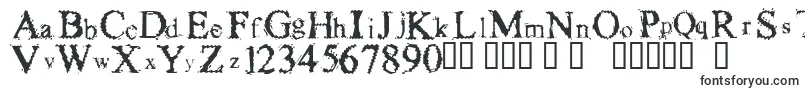 FuzzysockThin-Schriftart – Schriftarten, die mit F beginnen