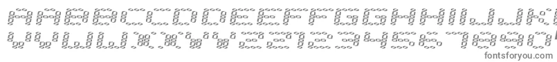 Шрифт Error2000 – серые шрифты на белом фоне