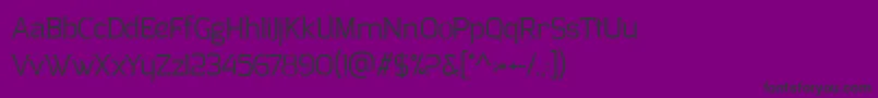 ClarrazPersonalUse Font – Black Fonts on Purple Background
