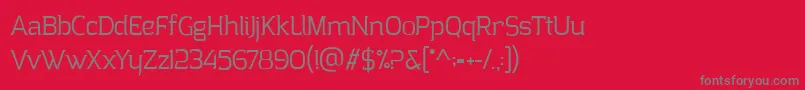 ClarrazPersonalUse Font – Gray Fonts on Red Background