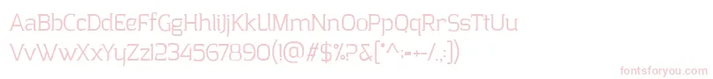 ClarrazPersonalUse Font – Pink Fonts on White Background