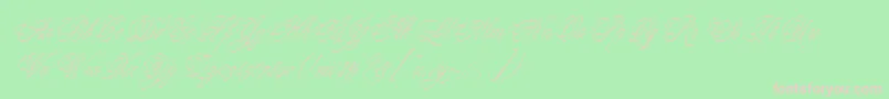 fuente YoungBaroqueLetPlain.1.0 – Fuentes Rosadas Sobre Fondo Verde