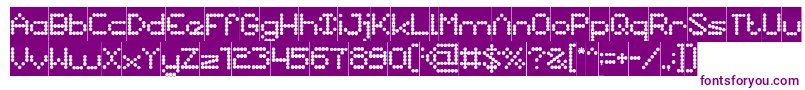 Weitere Informationen zur NanoInverse-Schriftart NanoInverse-Schriftart – Violette Schriften