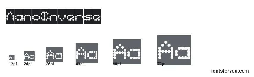 NanoInverse Font Sizes