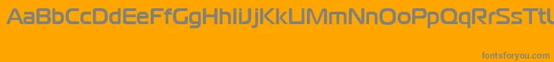 CgoMagistralBoldCyrillic Font – Gray Fonts on Orange Background