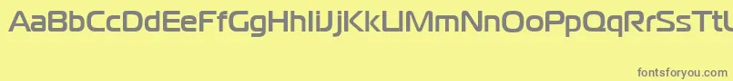 Шрифт CgoMagistralBoldCyrillic – серые шрифты на жёлтом фоне