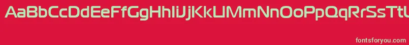 フォントCgoMagistralBoldCyrillic – 赤い背景に緑の文字