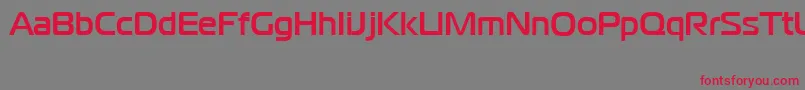 CgoMagistralBoldCyrillic Font – Red Fonts on Gray Background