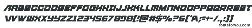 Шрифт Aircruisercondital – заполненные шрифты