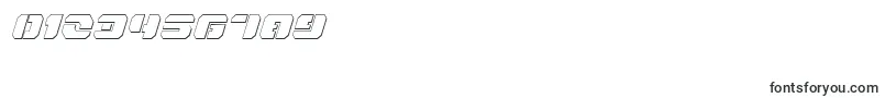 DanStargateOutlineItalic Font – Fonts for Numbers and Digits
