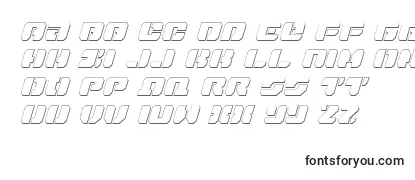 DanStargateOutlineItalic-fontti