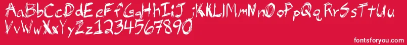 JbHell Font – White Fonts on Red Background