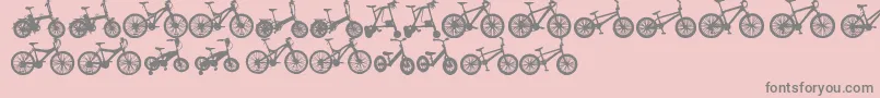 Подробнее о шрифте BicycleTfb Шрифт BicycleTfb – серые шрифты на розовом фоне