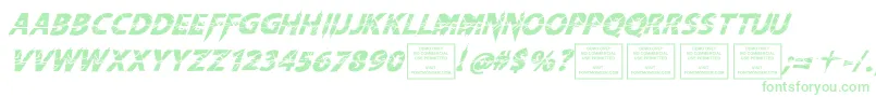 KnifefightballetItalic Font – Green Fonts