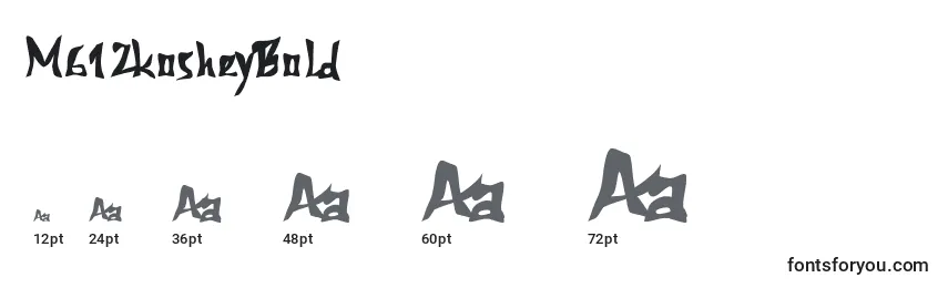 M612kosheyBold Font Sizes