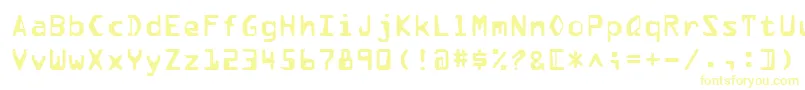 Pfdata Font – Yellow Fonts