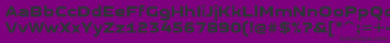 GetvoipGrotesque Font – Black Fonts on Purple Background