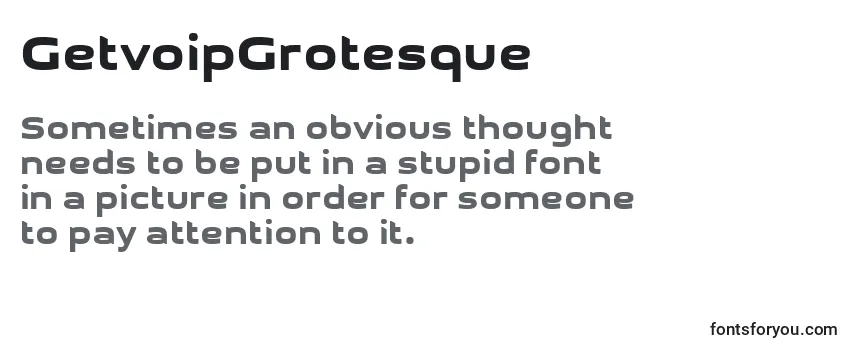 Шрифт GetvoipGrotesque (98859)