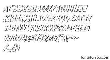 Vorvolaka3Dital font – 3D Fonts