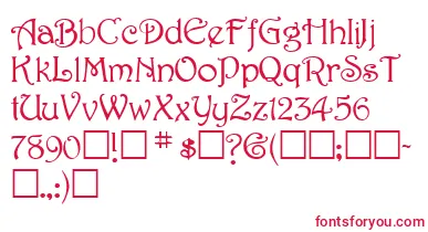 SweetdreamNormal font – Red Fonts