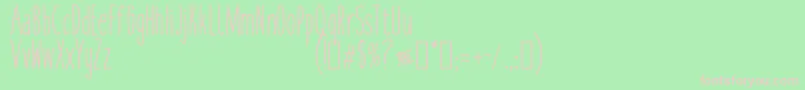 CookiesmilkRegular Font – Pink Fonts on Green Background