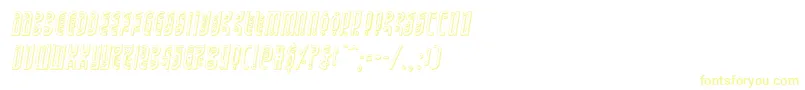 Undergroundrose3Dital Font – Yellow Fonts