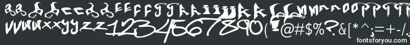 Шрифт LimpBizkit – белые шрифты