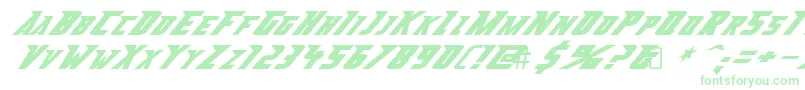 AbberancyRegular Font – Green Fonts on White Background