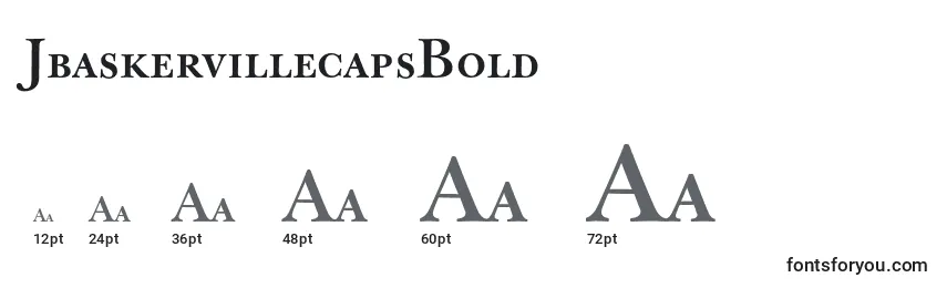 JbaskervillecapsBold Font Sizes