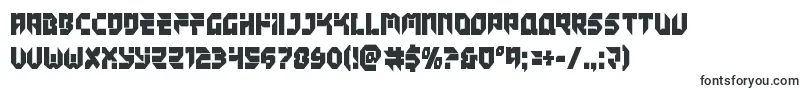 Tokyodrifterstaightcond-fontti – täytetyt fontit
