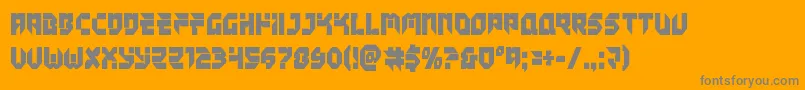 More about Tokyodrifterstaightcond Font Tokyodrifterstaightcond Font – Gray Fonts on Orange Background