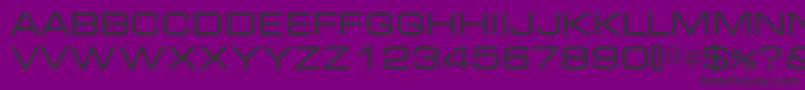 Micrac Font – Black Fonts on Purple Background