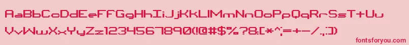 En savoir plus sur la police Binchrt Police Binchrt – polices rouges sur fond rose
