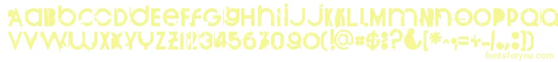 Burnout Font – Yellow Fonts