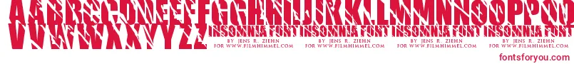 Insomnia1 Font – Red Fonts