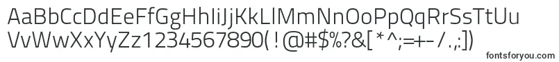 Шрифт Titilliumtext22l250wt – многолинейные шрифты