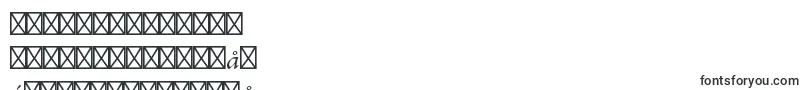 フォントAjensonproItsubh – 中国の文字（簡体字）