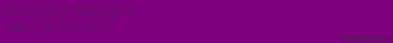 フォントDorothyMiranda – 紫の背景に黒い文字