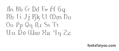 Review of the HaneRegularE. Font