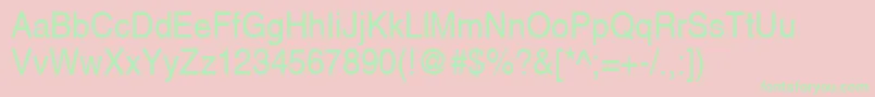 AghlvcyrillicNormal90n Font – Green Fonts on Pink Background