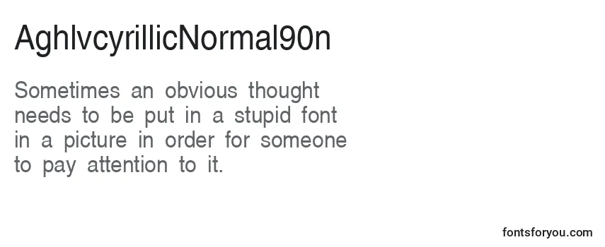 AghlvcyrillicNormal90n Font